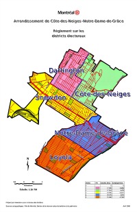 Cote-des-Neiges-Notre-Dame-de-Grace Electoral Districts