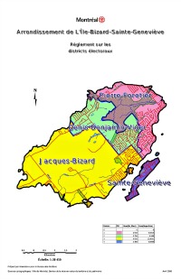 L'Ile-Bizard-Sainte-Genevieve Electoral Districts