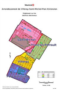 Villeray-Saint-Michel-Parc-Extension Electoral Districts