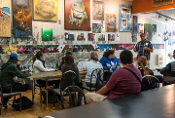 Cafe Graffiti in Mercier-Hochelaga-Maisonneuve