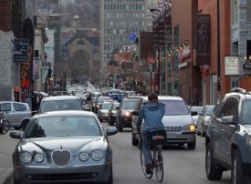 Road Safety Measures - Crescent Street (Downtown Montreal)