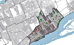 Mercier-Hochelaga-Maisonneuve Employment Map 250x152