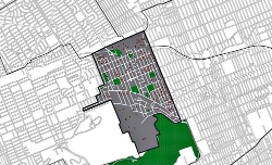 Outremont Employment Map 250x152
