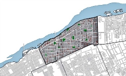 Montreal-Nord Employment Map 250x152