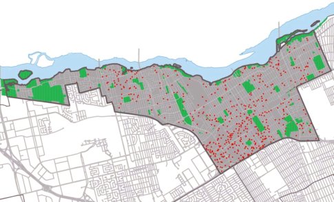 Ahuntsic-Cartierville Employment Map