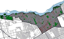 Ahuntsic-Cartierville Employment Map 250x152