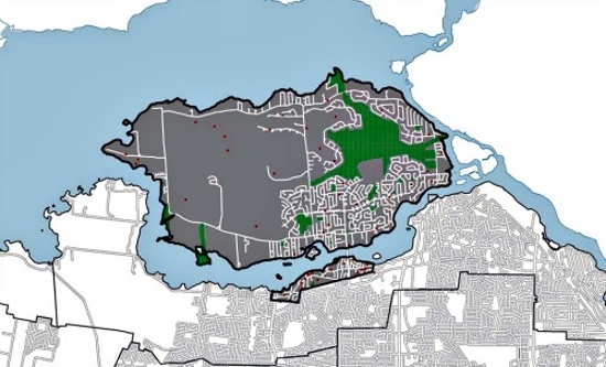 L'Ile-Bizard-Sainte-Genevieve Employment Map