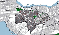 Saint-Laurent Employment Map 250x152