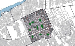 Saint-Leonard Employment Map 250x152