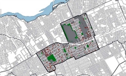 Villeray-Saint-Michel-Parc-Extension Employment Map 250x152