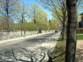 Gouin Boulevard East in Ahuntsic