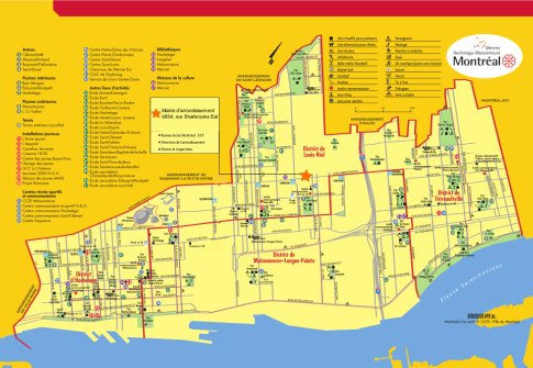 Mercier-Hochelaga-Maisonneuve Map