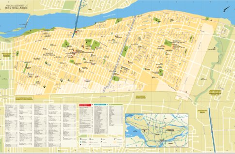 Montreal-Nord Map