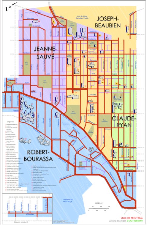 Outremont Map