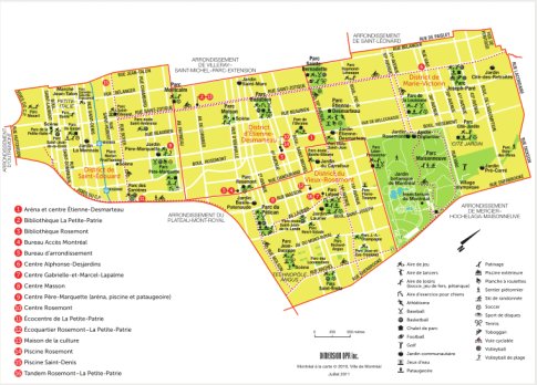 Rosemont-La-Petite-Patrie Map - PDF