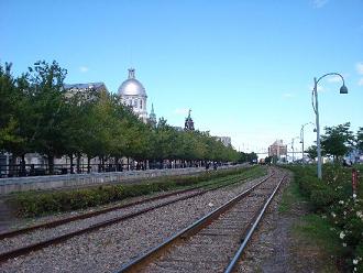 Train Tracks Going to Montreal
