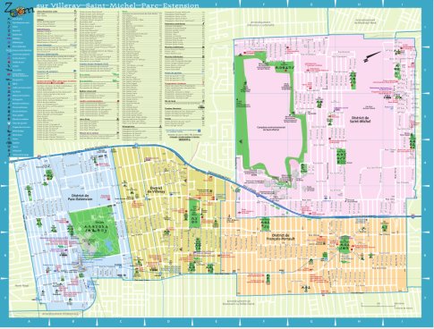 Villeray-Saint-Michel-Parc-Extension Map