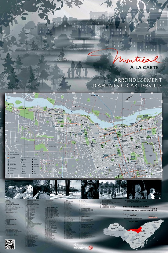 Ahuntsic-Cartierville Online Map 550x825