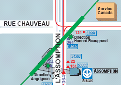 Metro Assomption 250x175