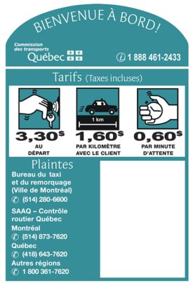 Taxi Fare Calculator - Taxi Tarifs